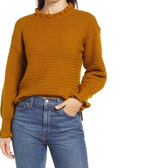 Madewell Ruffle Neck Sweater - Picture 11 of 11